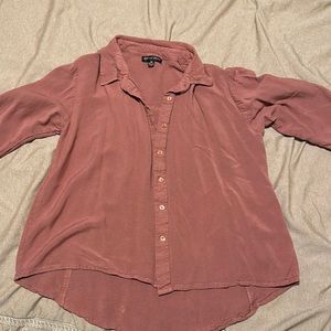 Blush Pink Button Up